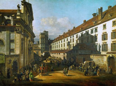 The Dominican Church in Vienna by Bernardo Bellotto